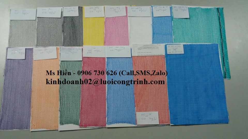 Lưới chắn bụi, chắn gió công trình